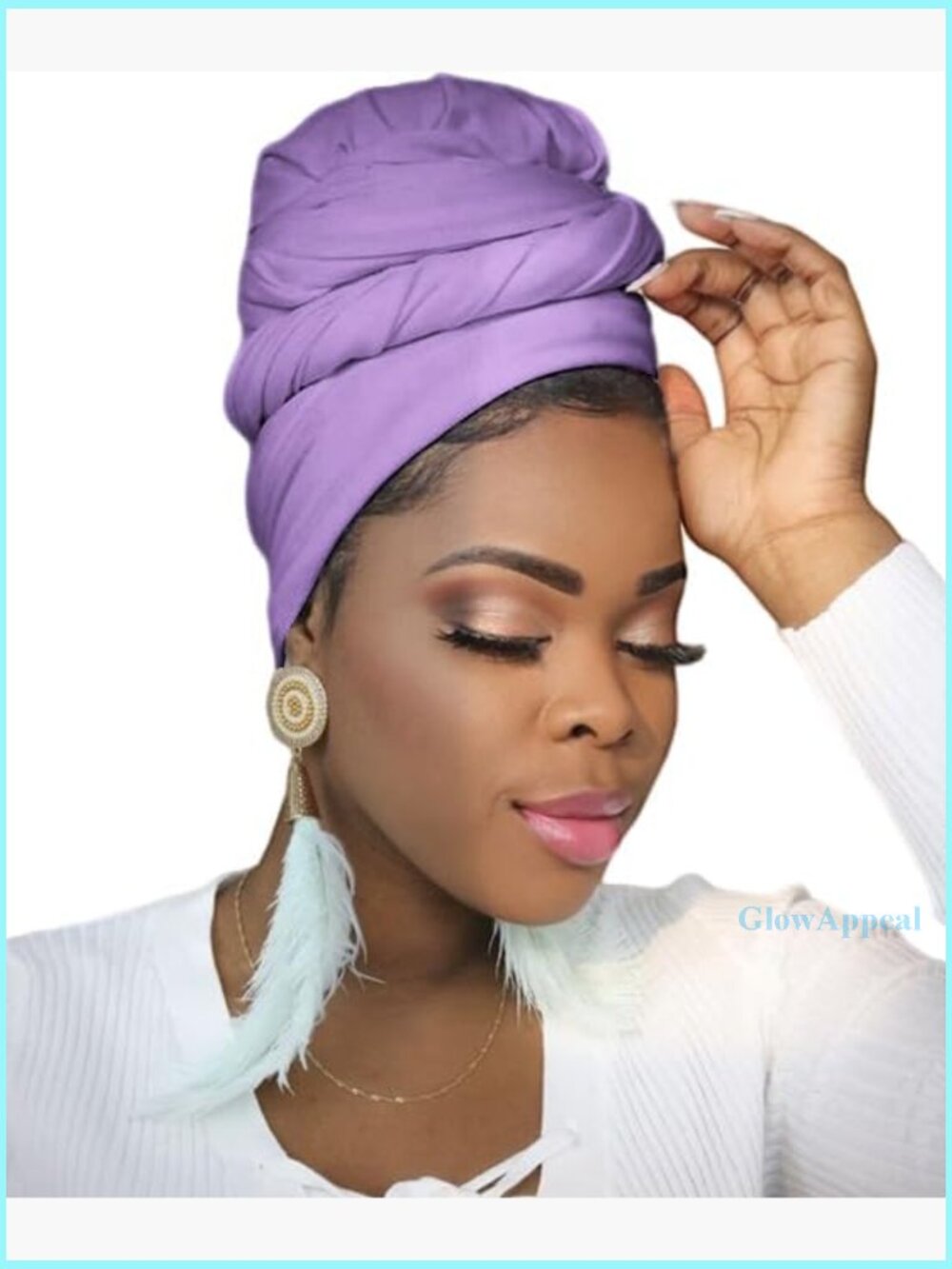 Large Headwrap Hijab Scarf 71x32 Inches 100% Polyester Lightweight Stretchy